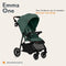 Emma One Kinderwagen - Lichtgewicht, Wendbaar, Compact | Voor Kinderen van 6 Maanden Tot 4 Jaar | Wielen 360 | Eenhandig Inklapbaar | Rugleuning tot Ligpositie | Waterdicht Zonwerend Kap