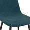 vidaXL - Eetkamerstoelen - 4 - st - fluweel - blauw
