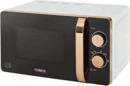 Tower T24020W - Solo-magnetron - wit en rosé goud