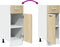 vidaXL - Onderkast - met - lade - 30x46x81,5 - cm - spaanplaat - sonoma - eikenkleurig