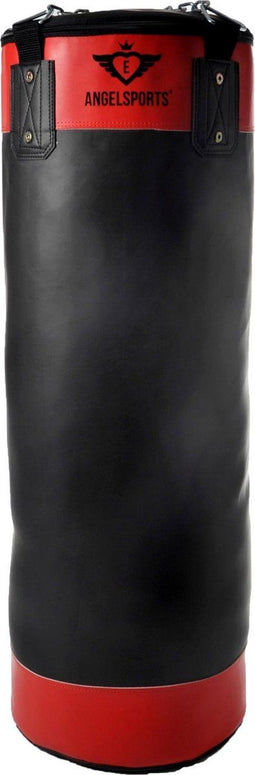 Bokszak 20 kg PVC leer, rood/zwart