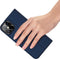 Dux Ducis iPhone 12 Pro Max - TPU Wallet Case - Krasbestendig Schokbestendig - Blauw