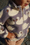 Konges Sløjd Jody Teddy Jacket/Jas met fleece - Swan - Maat 18 mnd
