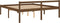 vidaXL - Seniorenbed - massief - grenenhout - honingbruin - 200x200 - cm