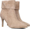 PS Poelman HAILEY - Enkellaarsjes - Suède - 9 cm naaldhak - Taupe