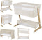 Lionelo Thomi Plus - 5-in-1 Meegroeibed - Co-Sleeper + Babybed + Box + Peuterbed + Bank - Beige (2 matrassen)