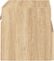 vidaXL - Nachtkastje - 40x30x30 - cm - bewerkt - hout - sonoma - eikenkleurig
