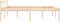 vidaXL - Seniorenbed - massief - grenenhout - 135x190 - cm