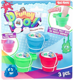 Funny Poo - Scheetputty in Toilet - Grappige Putty (3 stuks)