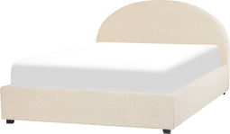 VAUCLUSE - Bed met opbergruimte - Beige - 140 x 200 cm - Polyester