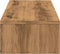 vidaXL - Monitorstandaard - met - lades - 100x27x15 - cm - hout - artisanaal - eiken