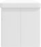 vidaXL - Opbergbank - inklapbaar - PVC - wit