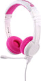 BuddyPhones School+ - Over-Ear Koptelefoon - Inklapbaar Microfoon - Roze Wit