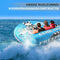 SereneLife Zware Opblaasbare Sleeptube - Water Tube Boot Float Sleepraft, Watersport Opblaasbare Trekboten/Tubes/Sleeptubes met Schuimzitjes, PVC Blaas, Handvatten