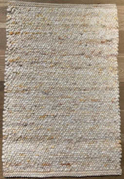Bellano 26 Vloerkleed - 250x300 - Rechthoek - Laagpolig,Structuur Tapijt - Industrieel - Beige, Geel