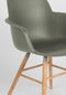 Zuiver Albert Kuip Eetkamerstoelen met armleuning Groen - Set van 2