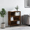 vidaXL - Schappenkast - 69,5x32,5x90 - cm - bewerkt - hout - gerookt - eikenkleurig