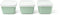 OptiFridge® BIO Bewaardoos - Diepvriesbakje - 3x900ml