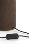 Light & Living Tafellamp Trapani - Mangohout - 45cm - Bruin - excl. kap