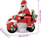 vidaXL - Kerstman - opblaasbaar - LED - 156 - cm