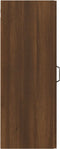 vidaXL - Wandkast - 34,5x34x90 - cm - bruin - eikenkleur
