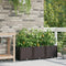 vidaXL - Tuinplanten - met - Waterirrigatiesysteem - 3 - stuks - Bruin