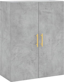 vidaXL - Wandkast - 69,5x34x90 - cm - betongrijs