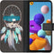 iMoshion Hoesje Geschikt voor Samsung Galaxy A21s Hoesje Met Pasjeshouder - iMoshion Design Softcase Bookcase - Zwart / Meerkleurig / Dreamcatcher