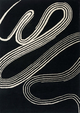 Vloerkleed Brink & Campman Decor Flow Caviar 91305 - maat 250 x 350 cm