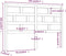 vidaXL - Hoofdbord - 166x4x100 cm - massief grenenhout - zwart