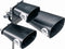Meinl SLTRI-BK Triple Bell Cowbell zwart - Cowbell