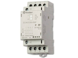 Finder 22.34.0.230.4340 Contactor 4x NO 230 V/DC, 230 V/AC 25 A 1 stuk(s)