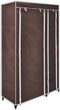 vidaXL - Kledingkasten - stof - bruin - 2 - st