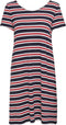 ONLBERA BACK LACE UP - Jurk - Korte mouwen - Loose fit - Lace-up detail op de rug - Stretchy stof