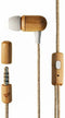 Energy Sistem Eco Cherry Wood - In-ear Oordopjes - Duurzaam Hout en Hennep - Bruin