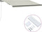 vidaXL - Luifel - automatisch - uittrekbaar - 300x250 - cm - crème