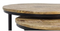Hsm Collection District - 3-delige salontafelset - Mangohout bruin/zwart - Ø35 Ø51 Ø67 cm