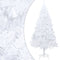 vidaXL - Kunstkerstboom - met - dikke - takken - 120 - cm - PVC - wit
