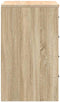 vidaXL - Garagekast - 60x51x85 - cm - massief - grenenhout - sonoma - eikenkleurig