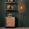 Light & Living Kast CHISA hout zwart 180 x 55 x 40