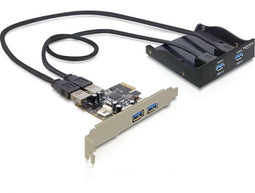 Delock Front Panel - PCI Express Card - 4x USB 3.0 - 3.5"/5.25"