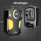 Olvy YPRO - Bandenpomp 12V - Digitale compressor met LED-lamp en 4 opzetstukken