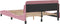 vidaXL - Bedframe - met - hoofdeinde - zonder - matras - 120x200 - cm - fluweel - roze