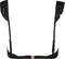 Beachlife Black Embroidery - Bikinitop met voorgevormde cups en beugel - Ruffles - Zwart