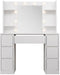 Juskys Malia - Kaptafel - Spiegel LED instelbaar - Wit
