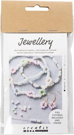 Creativ Company CC Creatieve Mini Hobbyset Sieraden Pastel Bloemen