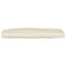 vidaXL - Ligbedkussen - voor - Bank - Crème - 110x40x8 - cm - Oxford - Stof