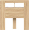 Hoofdeinde met LED 100x18,5x103,5 cm bewerkt hout sonoma eiken