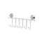 Kapstok voor deur Berilo CN-W6753-4 Staal ABS 39 x 16 x 4,5 cm (12 Stuks)