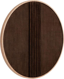 MUST Living Wall panel Organic Minimalist large,Ø85x4 cm, jute